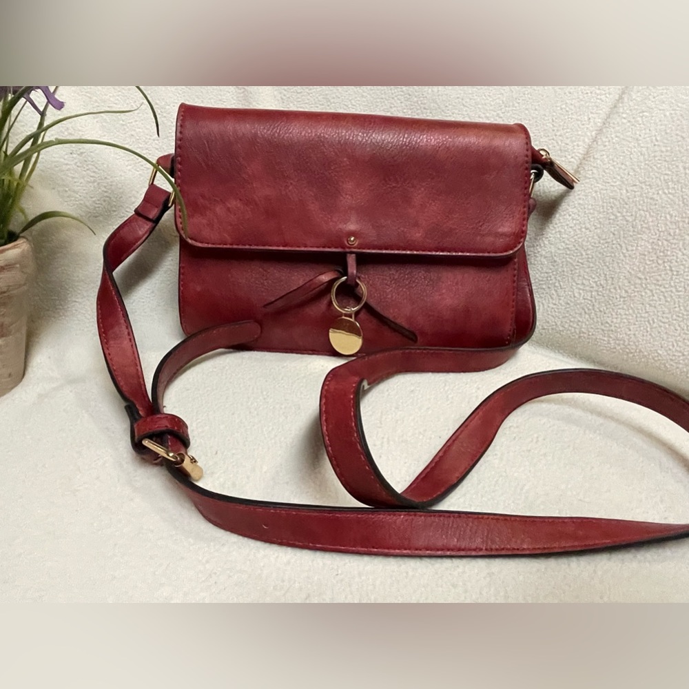 Leather crossbody